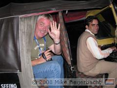 Geert in de tuktuk